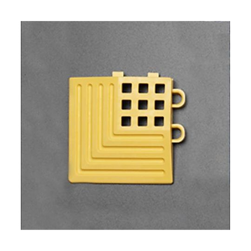 エスコ 75x 75mm 角ふち(ノンスリップマット用・黄) EA997RJ-7 1個(ご注文単位1個)【直送品】