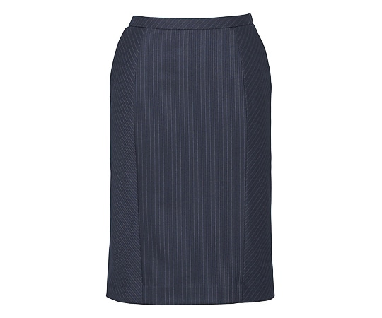 カーシーカシマ ENJOY セミタイトスカート 美スラッとSuits TREVIRA STRIPE ネイビー 15号 EAS476 1枚（ご注文単位1枚）【直送品】
