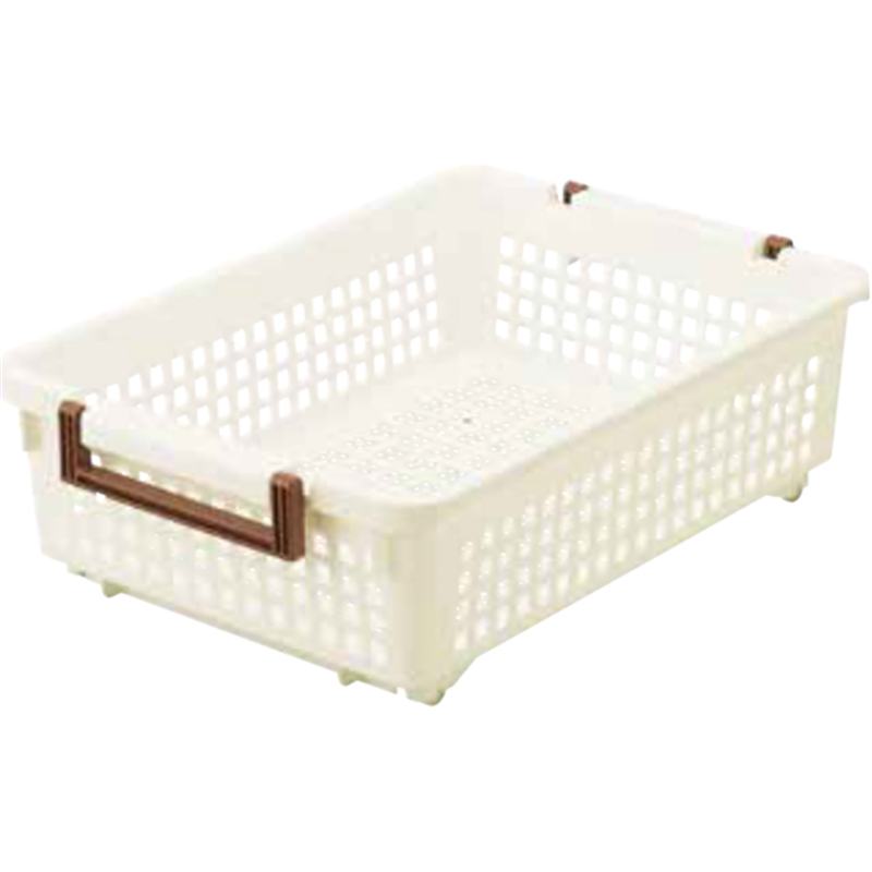 グリーンパル ハンディーバスケット 浅型 ワイド キャスター付 1セット(16個入)  1セット（ご注文単位1セット）【直送品】