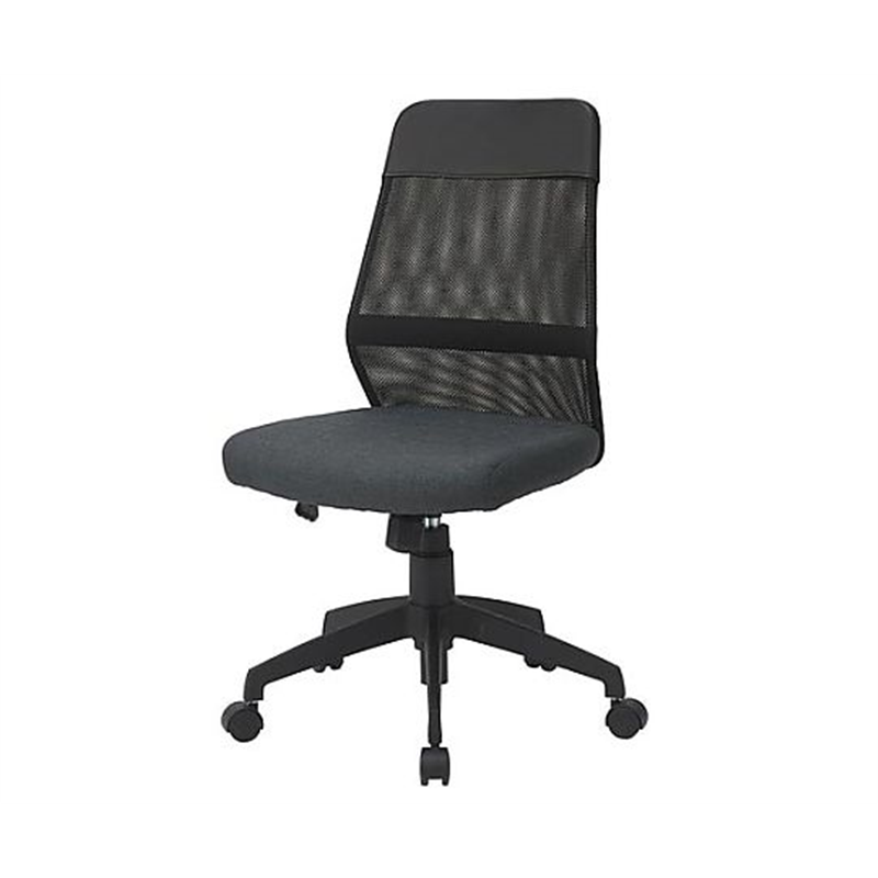 ナカバヤシ ミドルバックメッシュチェア ブラック CNN-005-BK 1脚(ご注文単位1脚)【直送品】