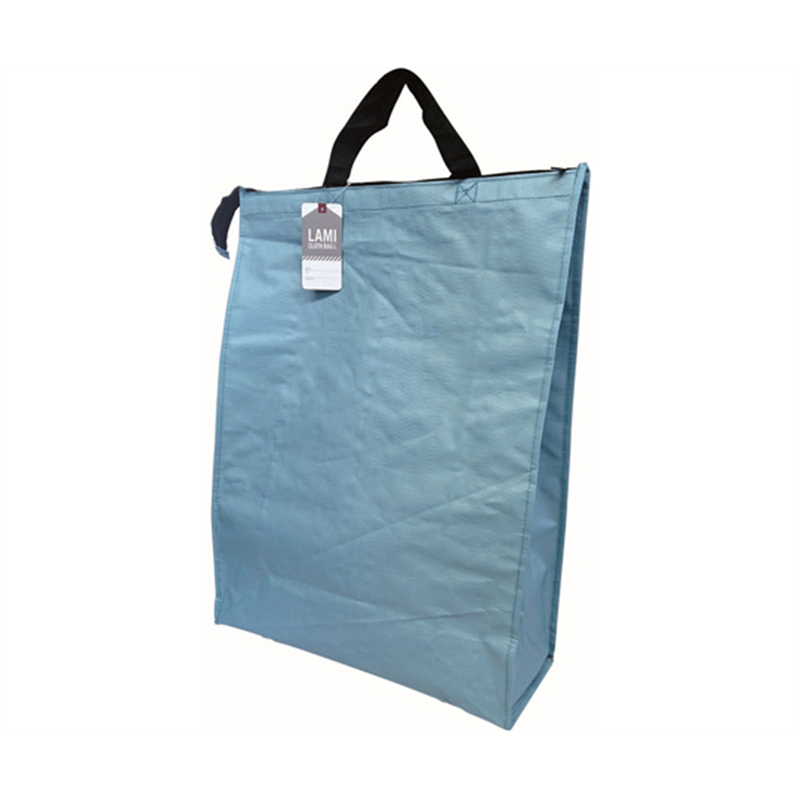 丸玉工業 ラミクロスバッグ L(ブルー)100枚入  1ケース（ご注文単位1ケース）【直送品】