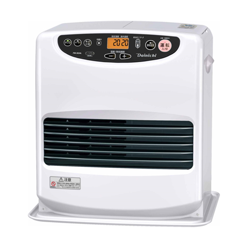 ダイニチ工業 木造10畳用石油ファンヒーター ムーンホワイト FW-3624L(W) 1個(ご注文単位1個)【直送品】