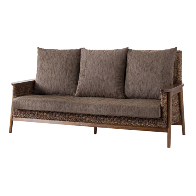 東谷 ソファ 3人掛 ブラウン NRS-453 1個（ご注文単位1個）【直送品】