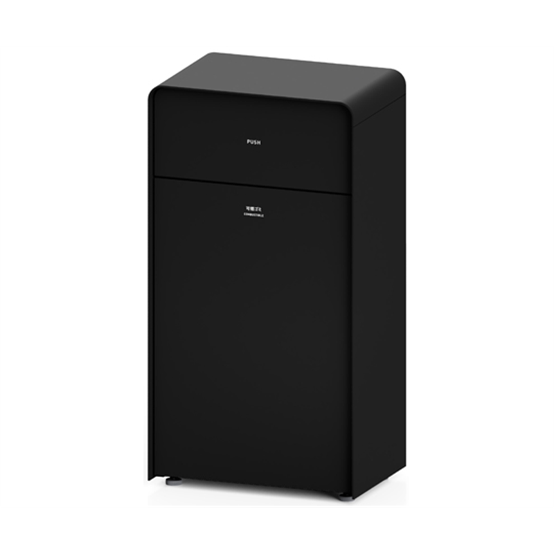 ミヅシマ工業 MSERIES中型屑入 ブラック 362-1121 1個(ご注文単位1個)【直送品】