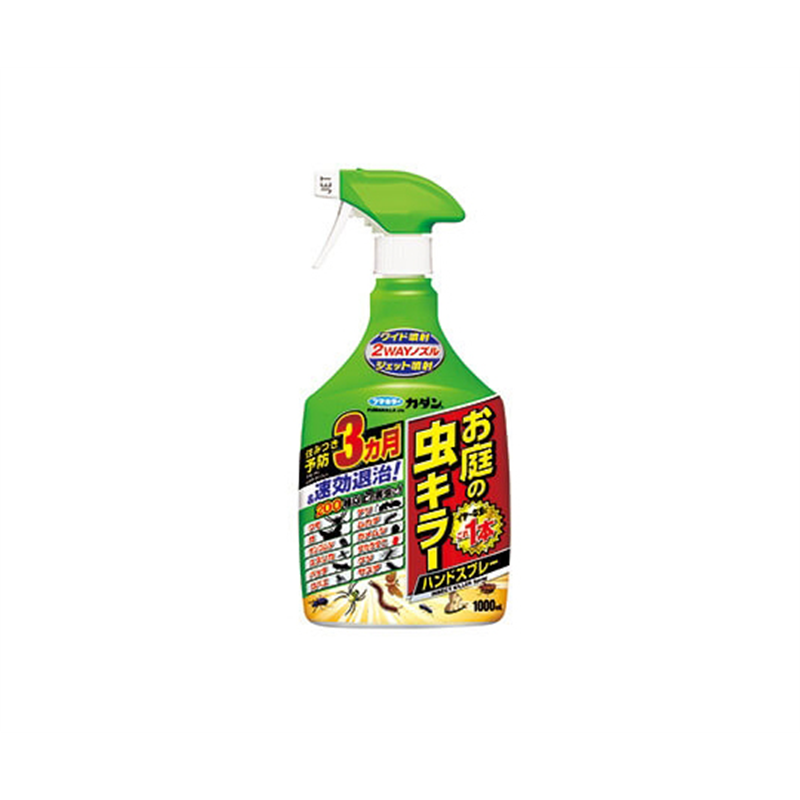 フマキラー カダン お庭の虫キラーハンドスプレー 1000mL 園芸用殺虫剤  1本（ご注文単位1本）【直送品】