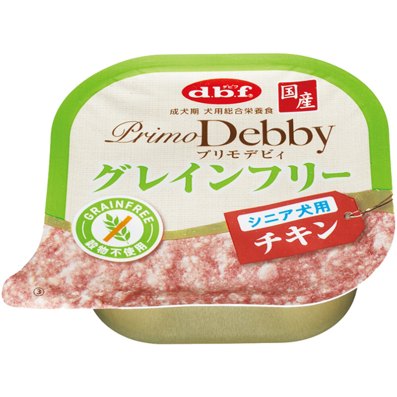 デビフペット プリモデビィ グレインフリー シニア犬用 チキン 95g  1個（ご注文単位1個）【直送品】