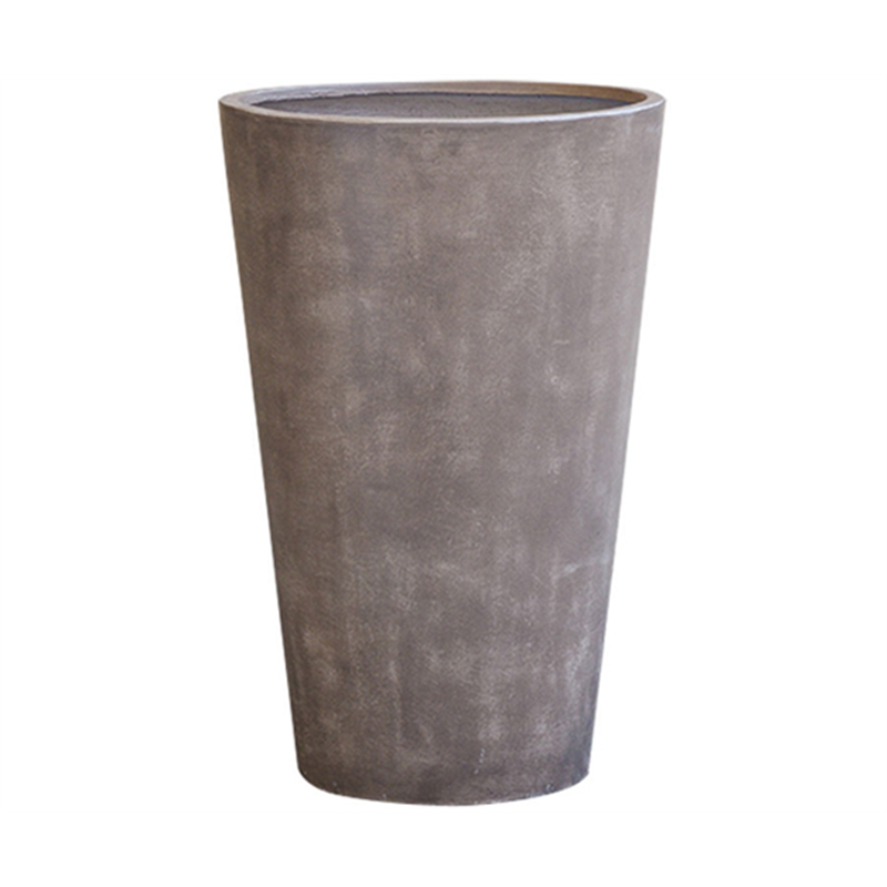 クレイ プランター TERRA-MENT Tall Round 81(テラメント トールラウンド)D 910-229-811 1個(ご注文単位1個)【直送品】