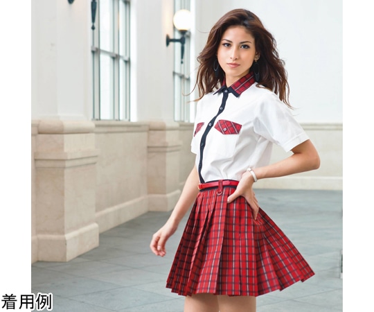 カーシーカシマ AMUS-NET シャツブラウス 261-11 ホワイト L ASY261 1枚（ご注文単位1枚）【直送品】