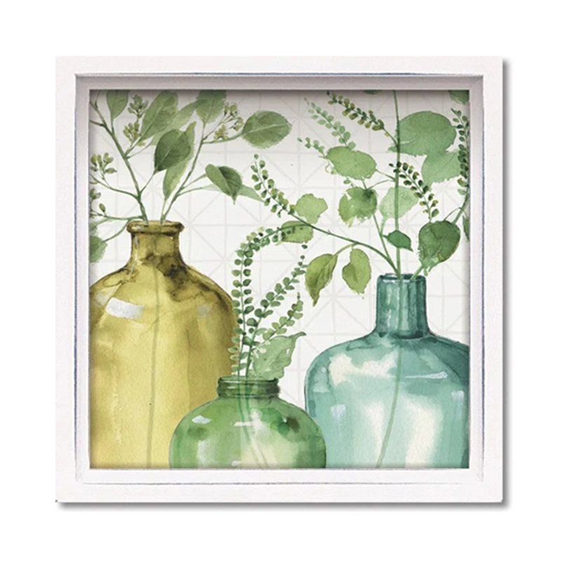 ユーパワー ロハス ミニアートフレーム リサ オーディット｢ミックス グリーン7｣ LA-01253 1個（ご注文単位1個）【直送品】