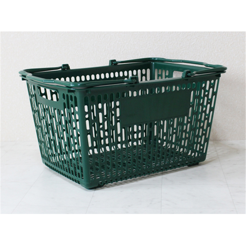 大和産業 買い物かご アイビーグリーン 5個入 SL-8N 1セット（ご注文単位1セット）【直送品】