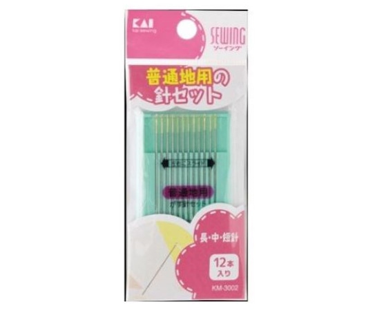 貝印 がす針セット(普通地用) 12本入 KM3002 1個(ご注文単位1個)【直送品】