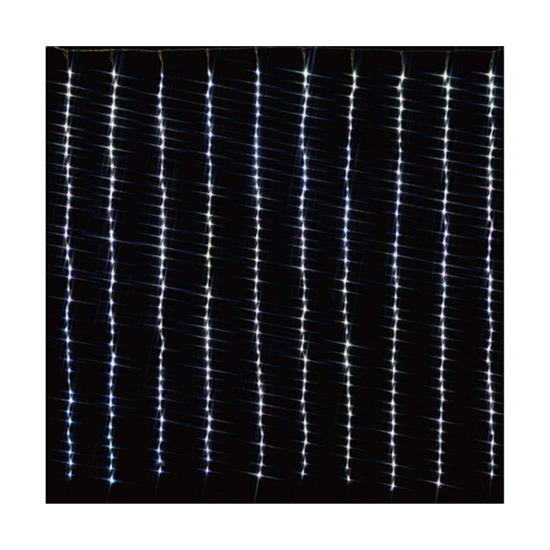 アズワン 【400球】LEDデラックスカーテンライト 屋外使用可 ホワイト 28-61-2-1 1セット（ご注文単位1セット）【直送品】