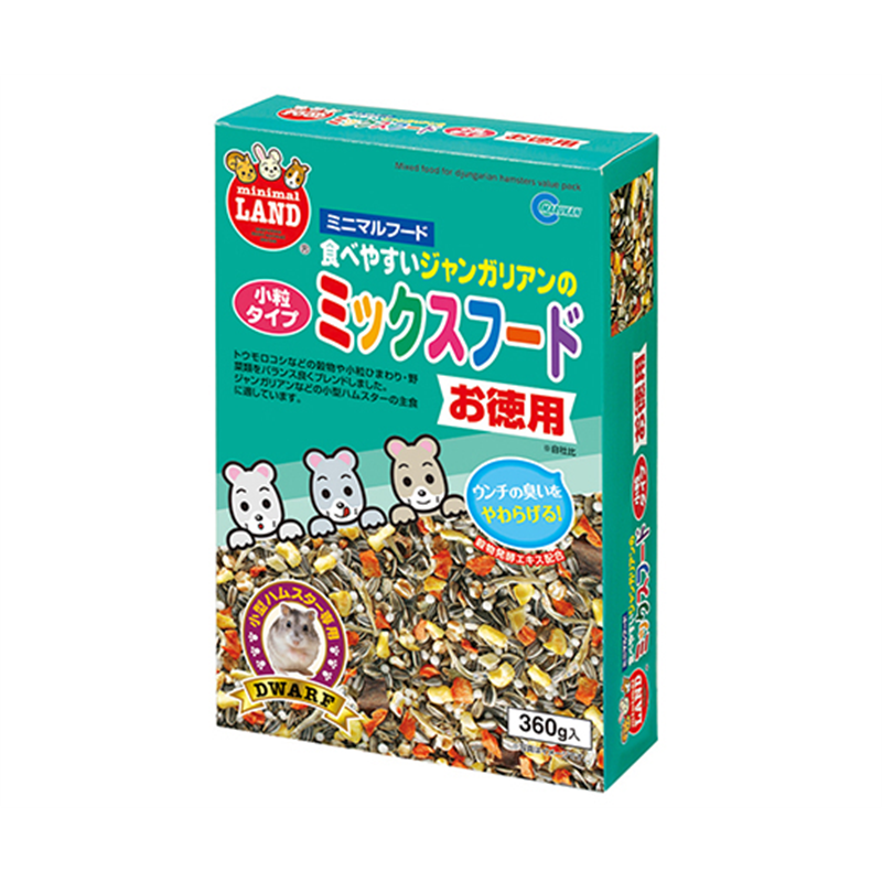 マルカン ジャンガリアンのミックスフード お徳用 360g MR-548 1個（ご注文単位1個）【直送品】