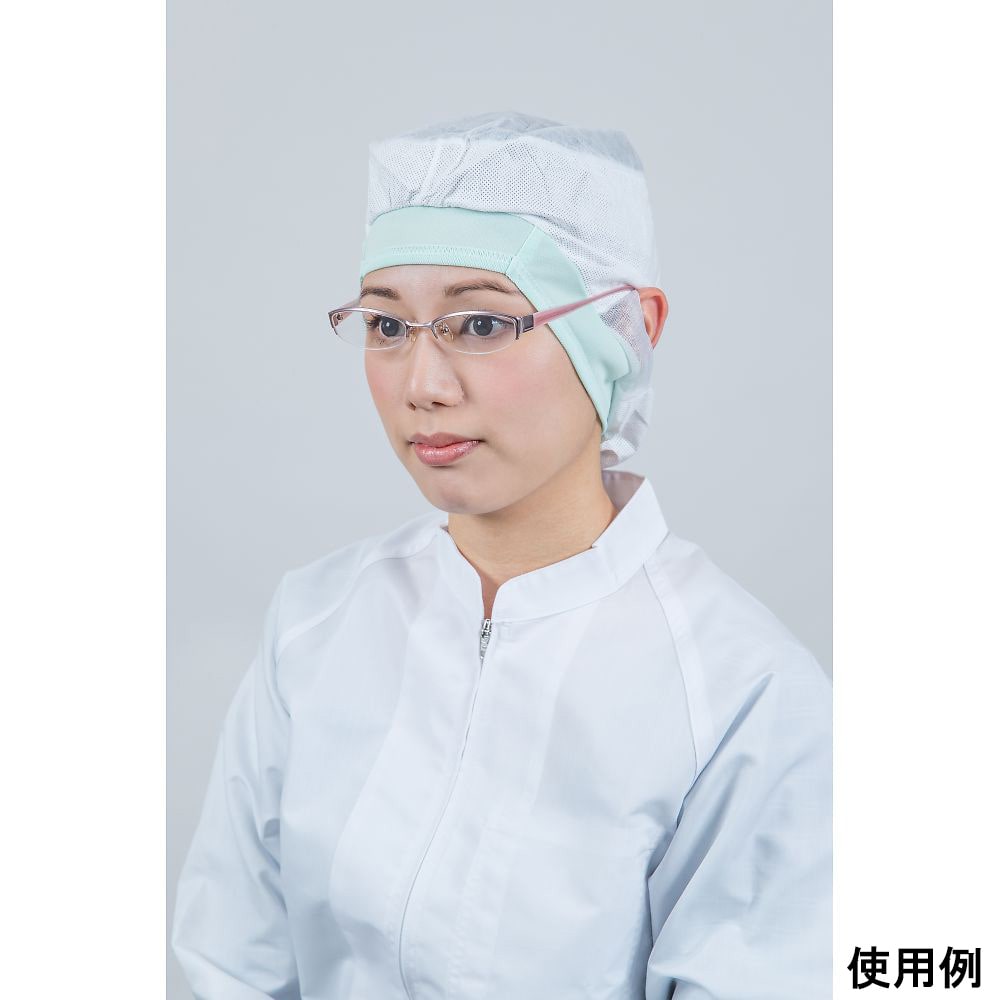 日本フィットフード フィットインナー(耳出しタイプ)M グリーン 1箱(200枚入) FHI-715G 1箱（ご注文単位1箱）【直送品】