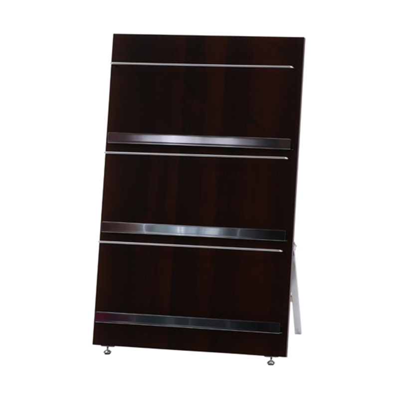 不二貿易 ウッドマガジンラック デコール 3段 ワイド 82308 1個(ご注文単位1個)【直送品】