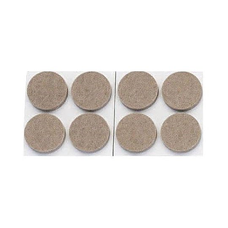 エスコ φ25x4mm 硬質フェルト(粘着付/8個) EA979AB-12 1pk(ご注文単位1pk)【直送品】