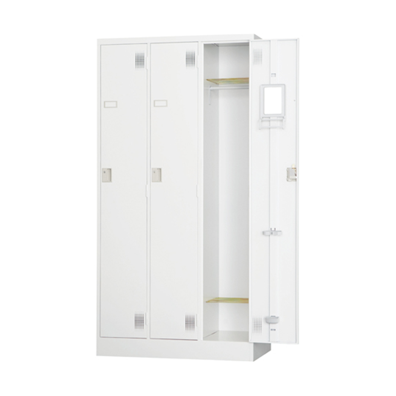 アズワン TLKスタンダードロッカー 3人用 シリンダー錠 TLK-S3 1台(ご注文単位1台)【直送品】