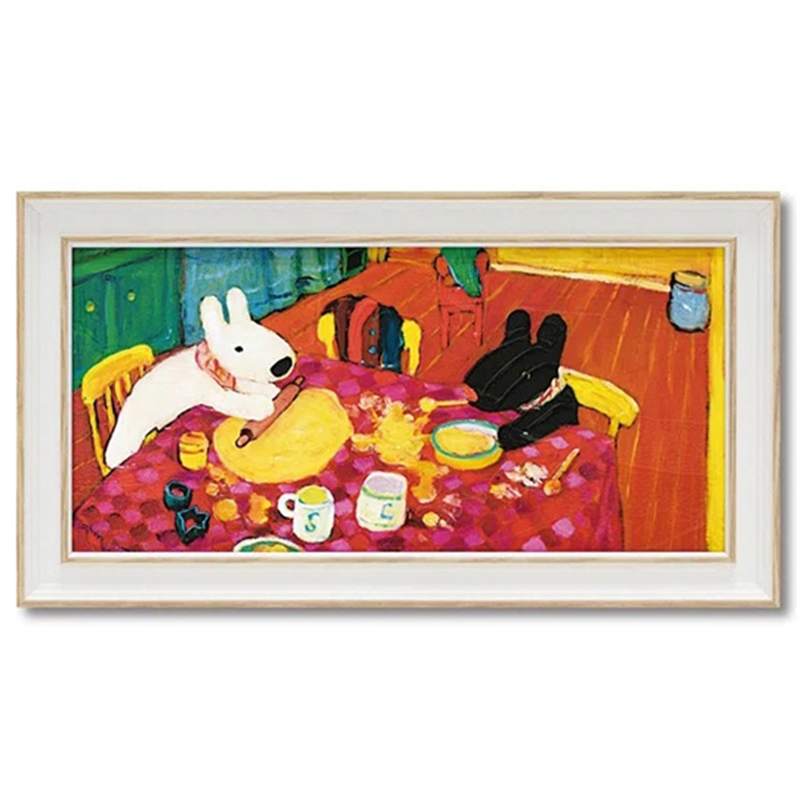 ユーパワー リサとガスパール アートフレーム｢おかしづくり(ワイドSサイズ)｣ GL-03557 1個（ご注文単位1個）【直送品】