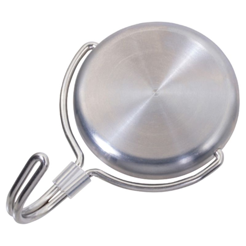 日本緑十字社 パワーマグネットフックフラット MPM-12 シルバー 76×51mm 313032 1個（ご注文単位1個）【直送品】