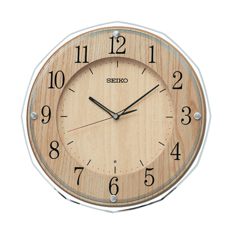 セイコー 電波掛時計 340×340×47mm KX270B 1個(ご注文単位1個)【直送品】