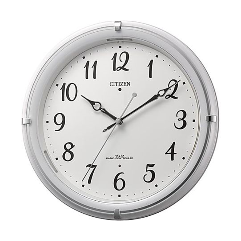 リズム(時計) シチズン 自動点灯機能付電波時計 4MYA37-003 1個(ご注文単位1個)【直送品】