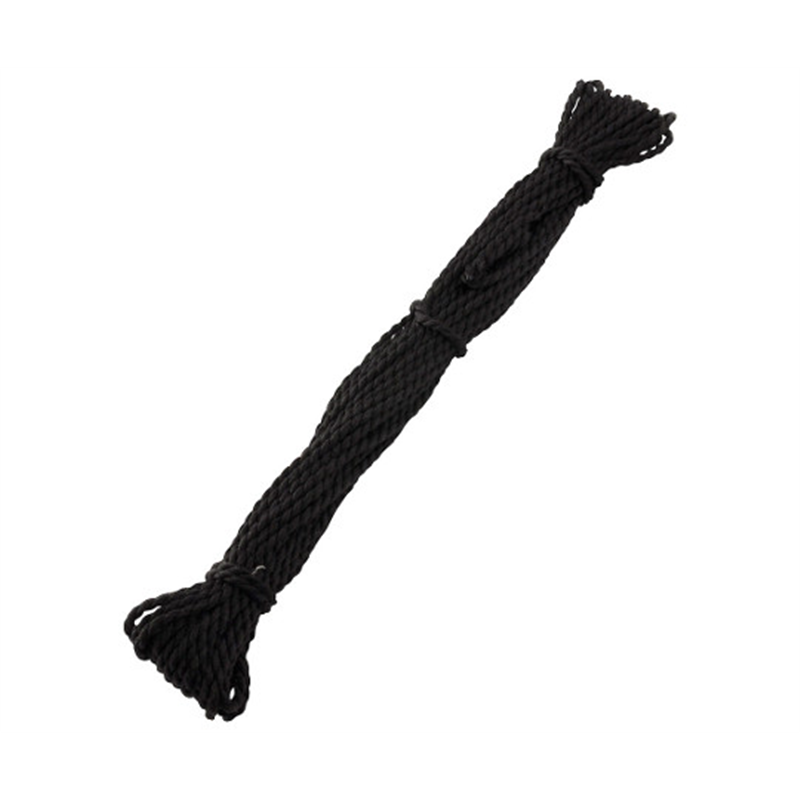 加藤伝蔵商店 ポリ 庭園ロープ 黒 3mm×20m 727850 1個(ご注文単位1個)【直送品】