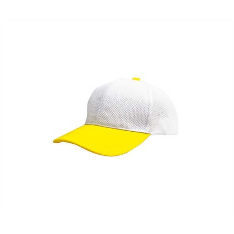 LIFEMAX ブリーズキャップ(2トーン) ホワイト×イエロー F MC6620-10 F 1個（ご注文単位1個）【直送品】