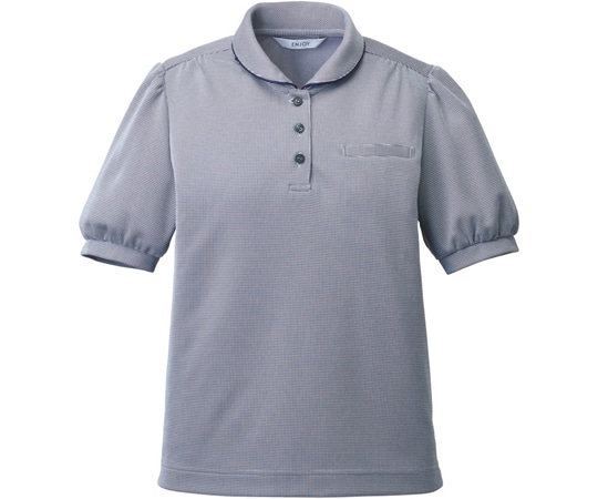 カーシーカシマ ENJOY ポロシャツ COOL HOUND'S TOOTH グレーチェック M ESP781 1枚(ご注文単位1枚)【直送品】