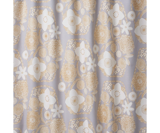 スミノエ 遮光カーテン イハナ 100×135cm グレー 1枚入 V1310 1枚(ご注文単位1枚)【直送品】