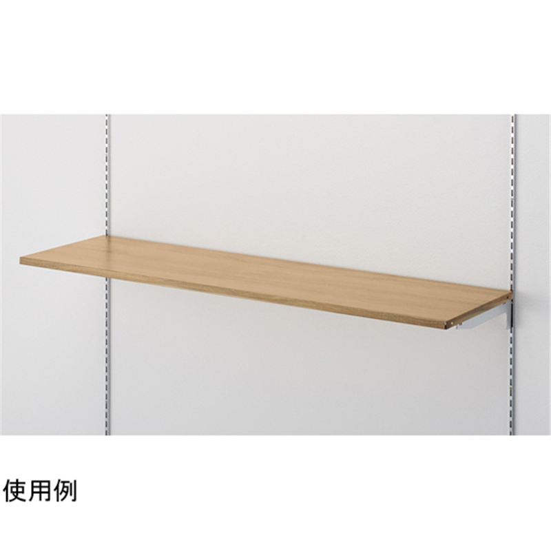 アズワン 木目調スチール棚セット ラスティック柄調 W120×D35cm 61-806-36-1 1個(ご注文単位1個)【直送品】