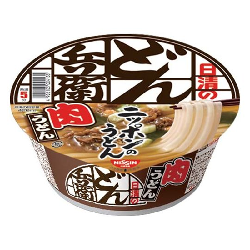 日清食品 日清のどん兵衛 肉うどん 全国版 1ケース(12個入) 4123 1ケース※軽（ご注文単位1ケース）【直送品】