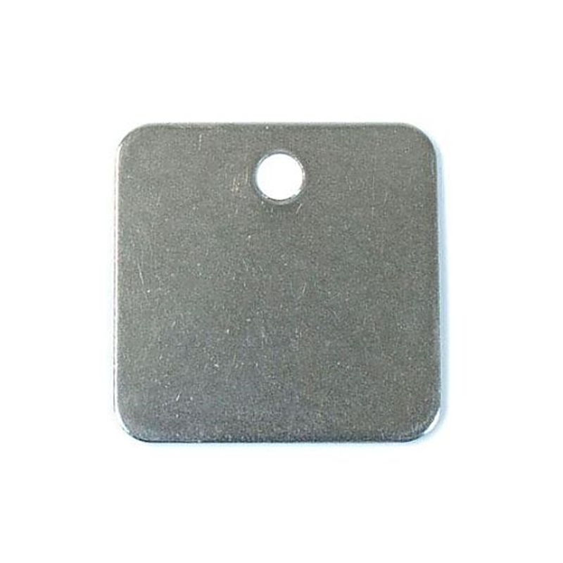 アズワン 38x38mm タグブランク(ステンレス 角/10枚) EA591HC-23 1箱(ご注文単位1箱)【直送品】