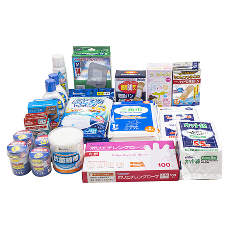 日進医療器 リーダー 防災用救急入れ替えセット20人用  1箱(ご注文単位1箱)【直送品】