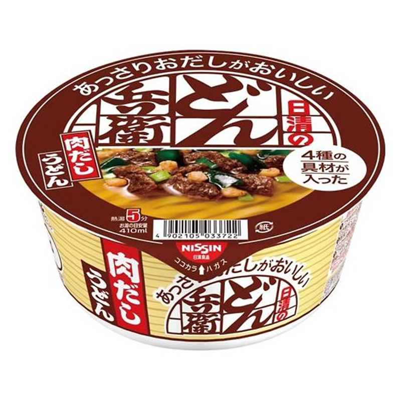 日清食品 あっさりおだしのどん兵衛 肉だしうどん 1ケース(12個入) 27888 1ケース※軽（ご注文単位1ケース）【直送品】