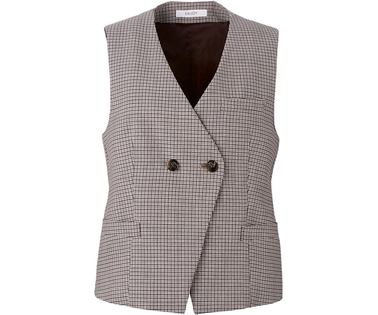 カーシーカシマ ENJOY ベスト SOPHIA GUNCLUB CHECK 7号 EAV794 1枚（ご注文単位1枚）【直送品】