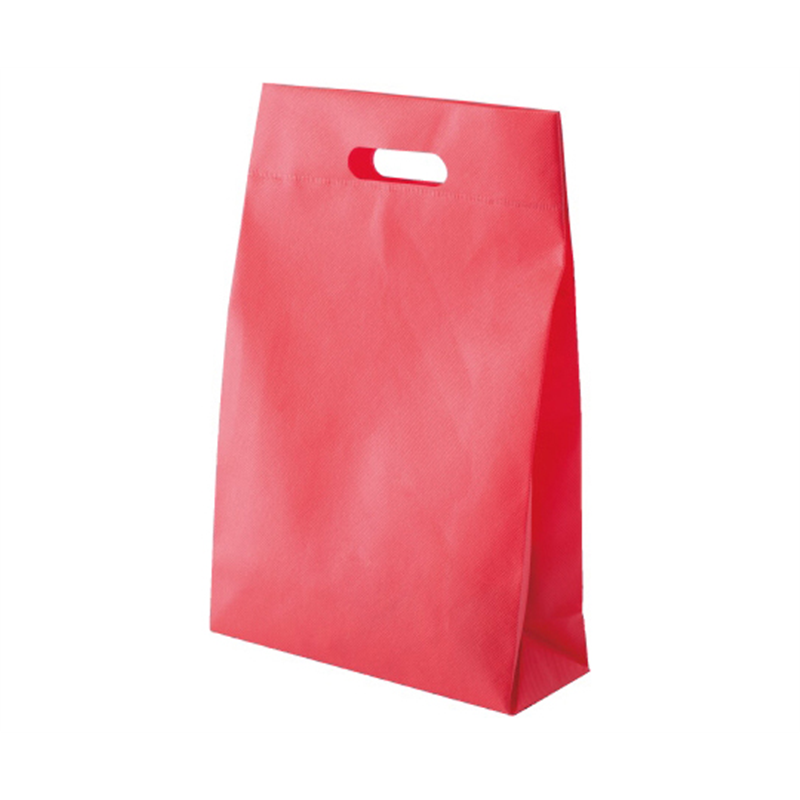 三和 不織布小判抜きマチ付バッグ 50枚入 イタリアンレッド SW4328-27 1箱（ご注文単位1箱）【直送品】