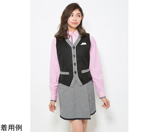 カーシーカシマ AMUS-NET ラップキュロット ブラック系 L AAR193 1枚（ご注文単位1枚）【直送品】