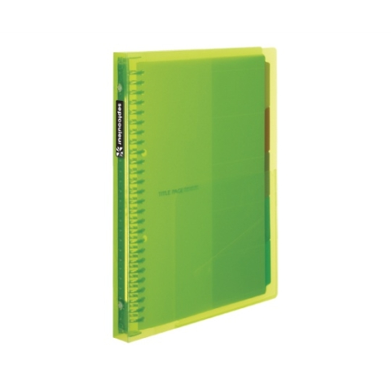 マルマン ファイルノート セプトクルール B5 メタルバインダー グリーン F615B-03 1冊(ご注文単位1冊)【直送品】