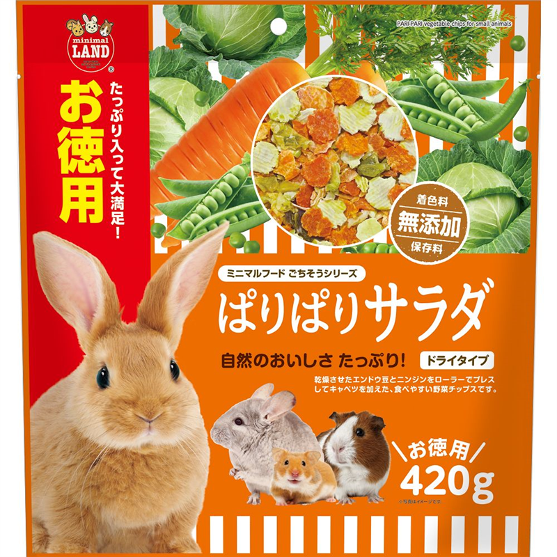 マルカン ぱりぱりサラダ お徳用 420g ML-545 1袋（ご注文単位1袋）【直送品】