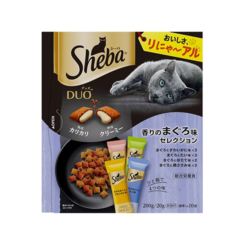 マースジャパンリミテッド シーバ デュオ 香りのまぐろ味セレクション 200g SD12 1個（ご注文単位1個）【直送品】