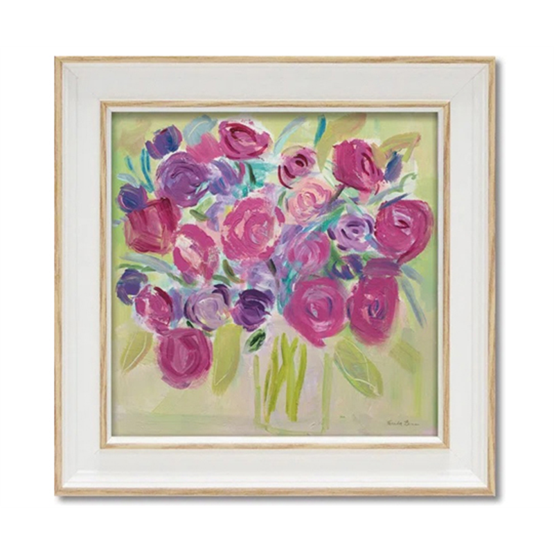 ユーパワー ミニゲル アートフレーム ファリダ ザマン｢ピンク ローズ｣ FZ-02007 1個（ご注文単位1個）【直送品】