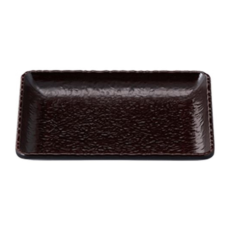 Daiwa 長角小皿 内溜(ため)外黒 MD-120-TB 1個(ご注文単位1個)【直送品】