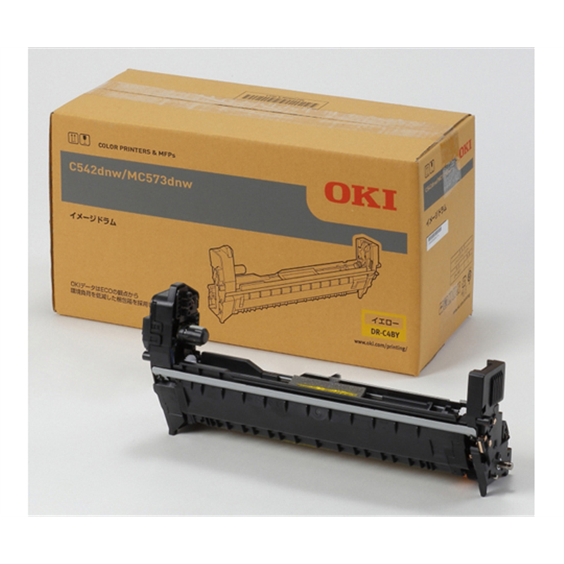 OKI イメージドラム イエロー(MC573dnw/C542dnw) DR-C4BY 1個(ご注文単位1個)【直送品】