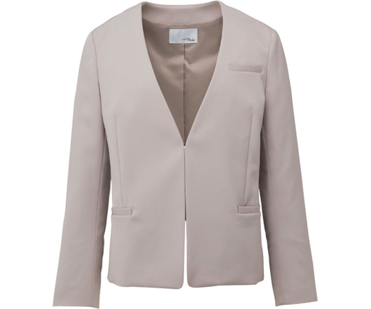 カーシーカシマ ENJOYNoir ジャケット SOALON PIQUE グレージュ 13号 NAJ011 1枚（ご注文単位1枚）【直送品】