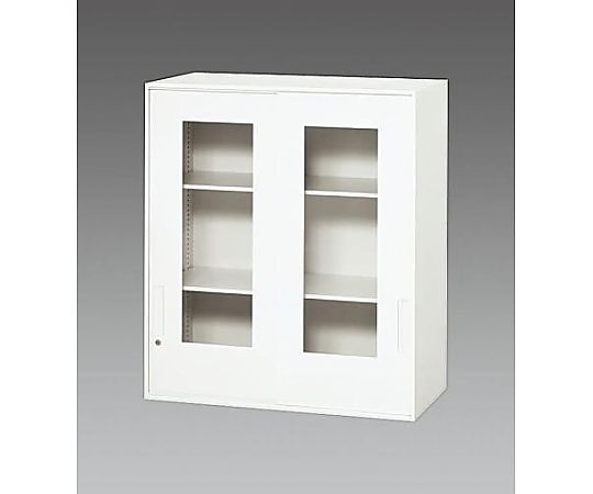 エスコ 900x450x1030mm 収納庫(引き戸/アクリル戸) EA954DJ-15 1台(ご注文単位1台)【直送品】