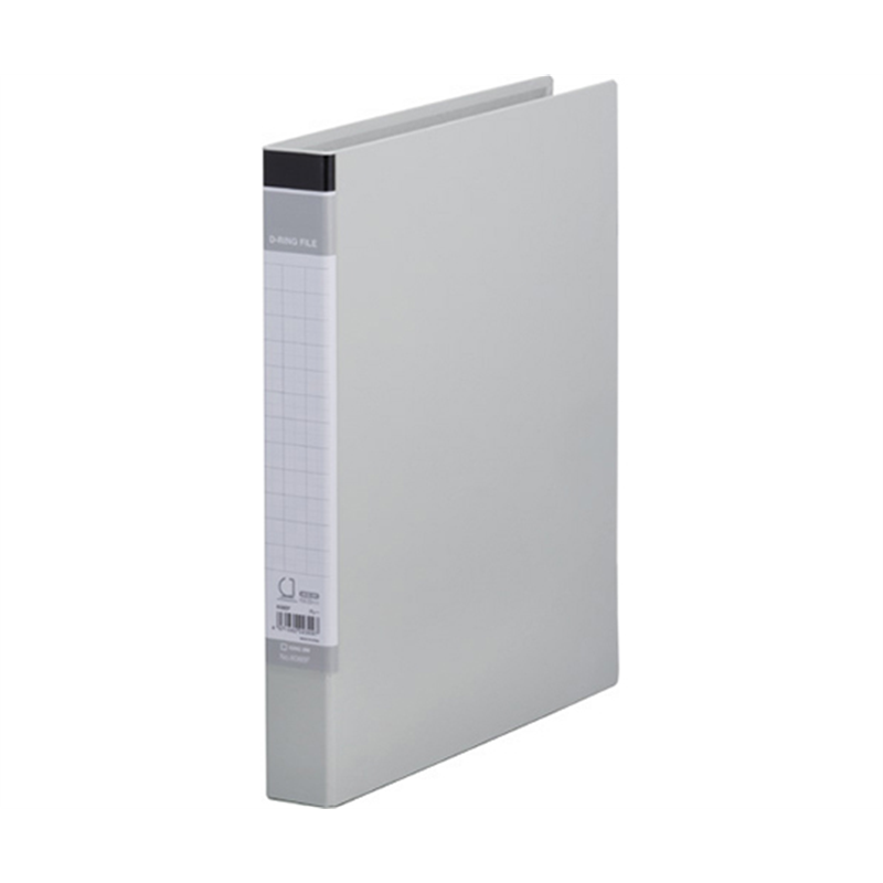 キングジム DリングファイルBF グレー 608BF 1冊(ご注文単位1冊)【直送品】