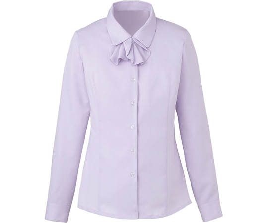 カーシーカシマ ENJOY シャツブラウス AIR CON PIQUE ラベンダー 15号 EWB434 1枚（ご注文単位1枚）【直送品】