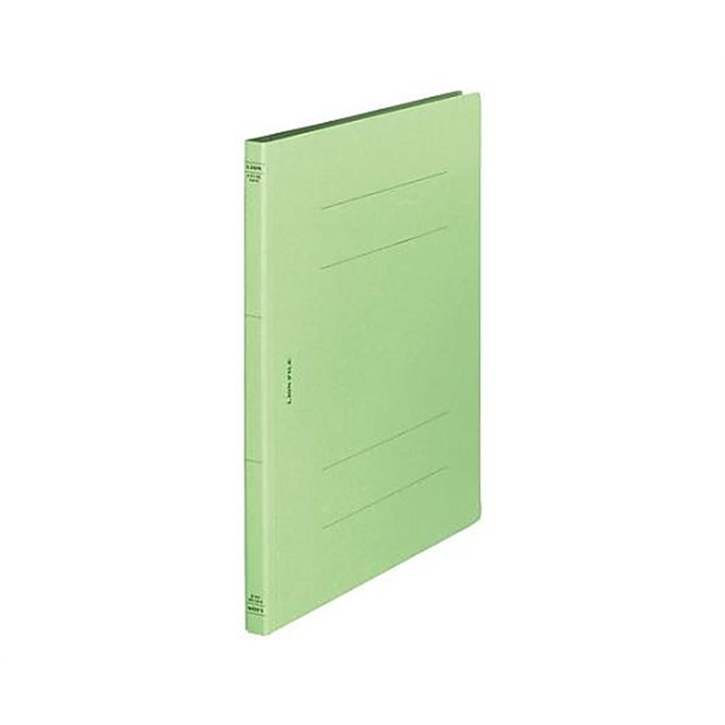 ライオン事務器 A4 フラットファイル(黄緑/10冊) EA762CD-87 1箱(ご注文単位1箱)【直送品】