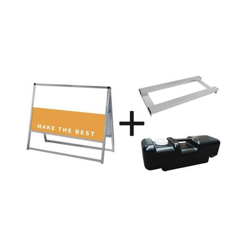 常磐精工 バリウススタンド看板 アルミ複合板 900×450両面 ウエイトアーム・水タンクセット VASKAP-900X450R-3SET 1個（ご注文単位1個）【直送品】