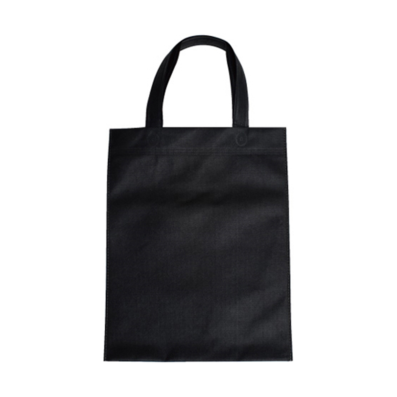 三和 不織布A4手提げバッグ ブラック 1ケース(500枚入) SW2735-40 1ケース（ご注文単位1ケース）【直送品】